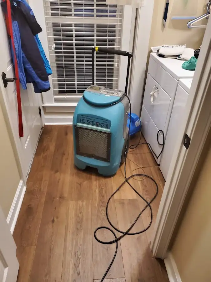 Commercial dehumidifier deployed for Flood Damage Cleanup in Wright City